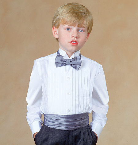 M7223 Children's/Boys' Lined Vests, Cummerbund, Bow Tie and Necktie (Size: 10-12-14)