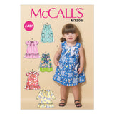 M7308 Toddlers' Tent Dresses (Size: All Sizes In One Envelope)