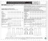 M7349 Robes - Jeune Femme/Petite J. Femme (grandeur : 6-8-10-12-14)