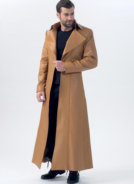 M7374 Collared and Seamed Coats (size: 46-48-50-52)