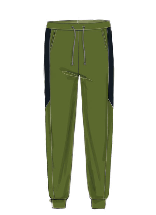 M7486 Men's Raglan Sleeve Tops and Drawstring Pants (size: 46-48-50-52-54-56)