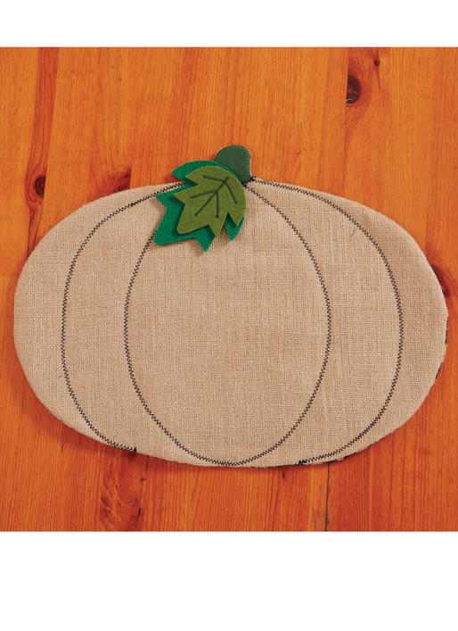 M7490 Pumpkin Placemats/Table Runner, Witch Hat/Legs, and Wreaths (size: One Size Only)