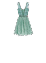 M7507 Misses' Mix-and-Match Sweetheart Dresses (size: 6-8-10-12-14)