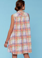 M7565 Misses' Shirtdresses with Sleeve Options, and Belt (size: 14-16-18-20-22)