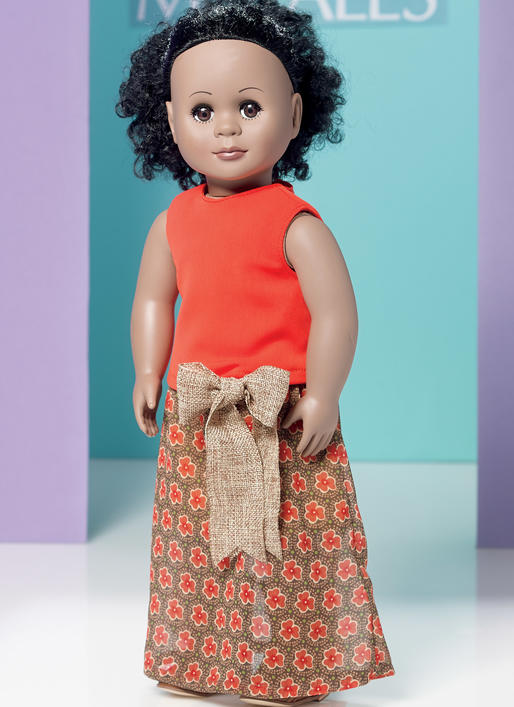 M7639 Clothes for 18" Dolls (size: One Size Only)