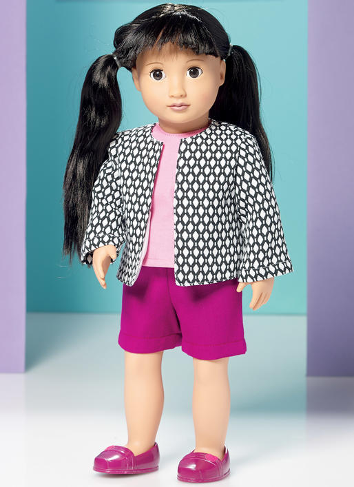 M7639 Clothes for 18" Dolls (size: One Size Only)