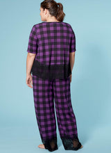 M7697 Misses'/Women's Lounge Tops, Dress, Shorts and Pants (size: 18W-20W-22W-24W)