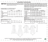 M7727 Misses'/Women's Dress, Tunic and Sash (size: 18W-20W-22W-24W)