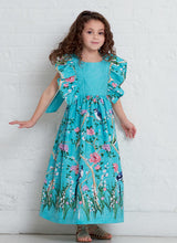 M7739 Children's/Girls' Dresses (size: 2-3-4-5)