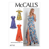 M7745 Misses' Dresses (size: 6-8-10-12-14)
