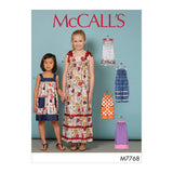 M7768 Children's/Girls' Dresses (size: 3-4-5-6)