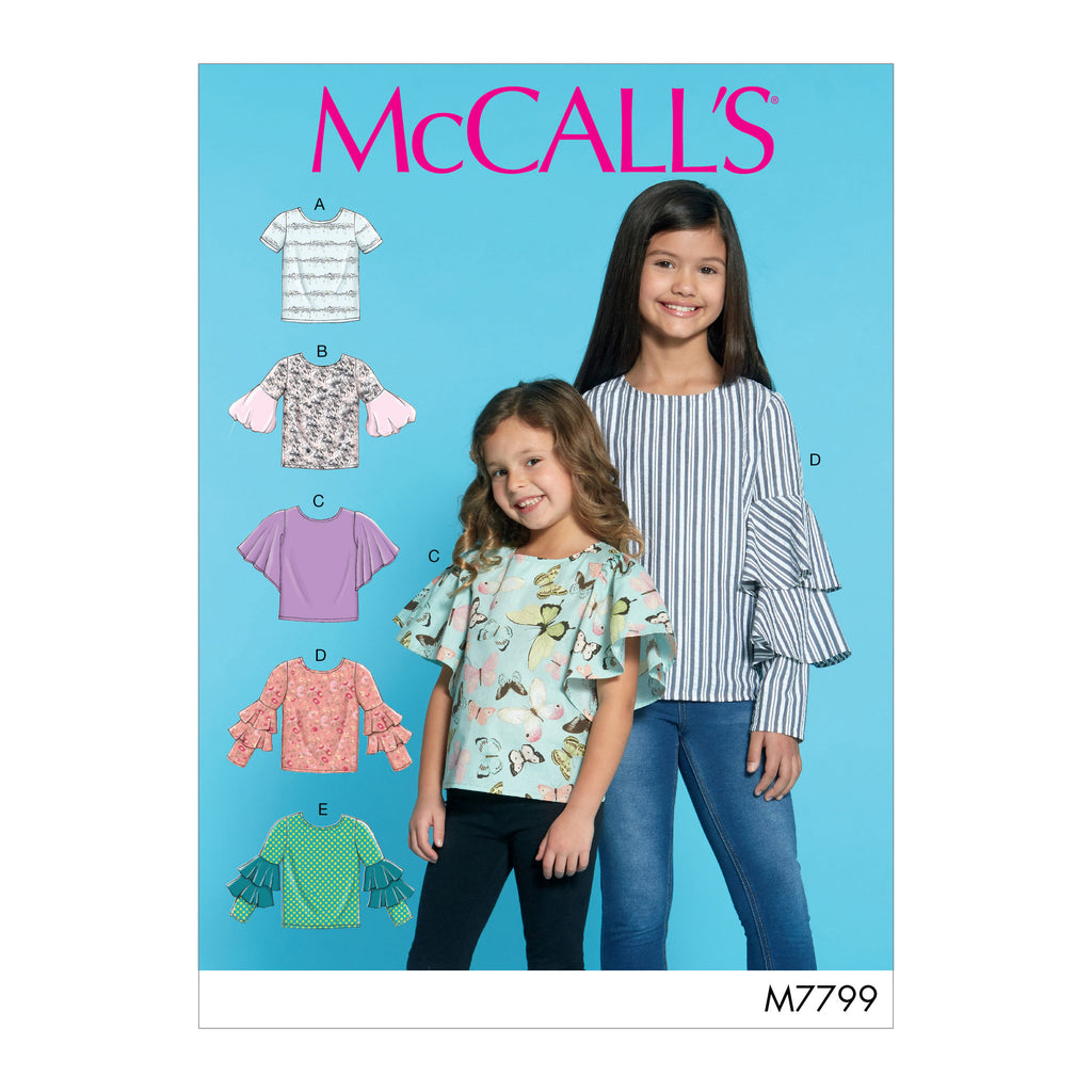 M7709 Tops, Dresses and Leggings Pattern —  - Sewing