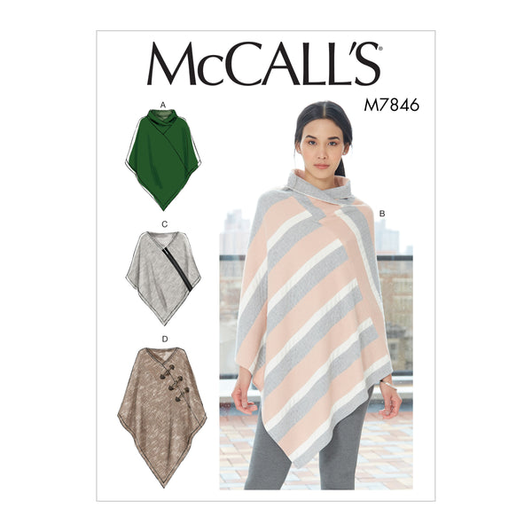 M7846 Misses' Ponchos (size: XS-S-M)