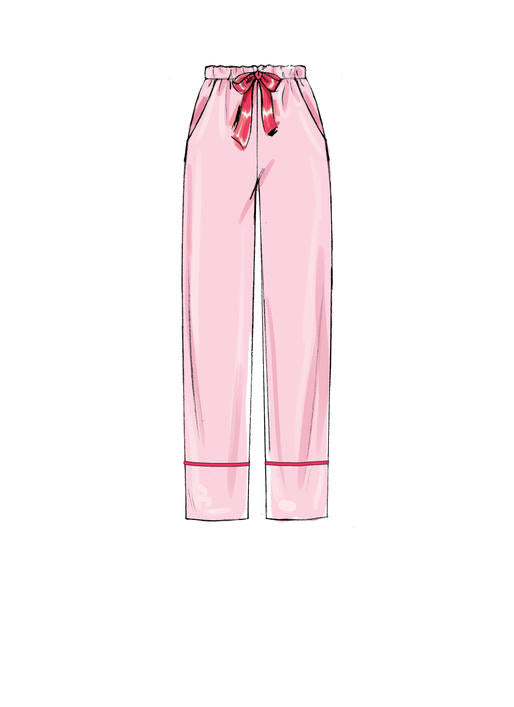 M7875 Veste, peignoir, pantalon et ceinture pour Jeune Femme (grandeur : G-TG)