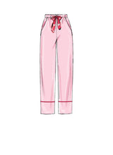 M7875 Veste, peignoir, pantalon et ceinture pour Jeune Femme (grandeur : TP-P-M)