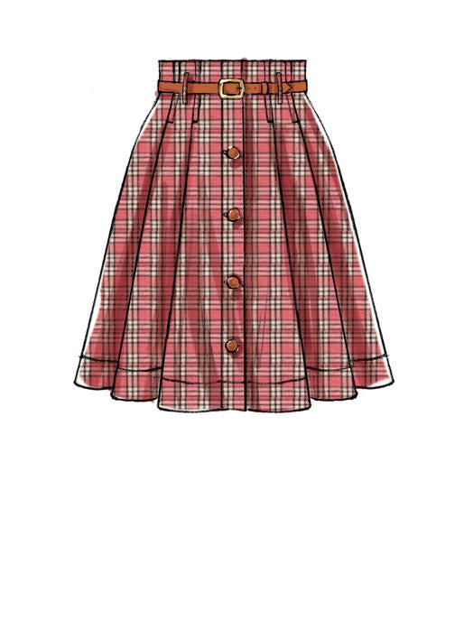 M7906 Misses' Skirts (size: 14-16-18-20-22)