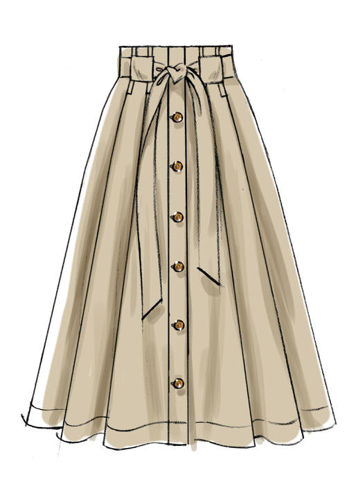 M7906 Misses' Skirts (size: 14-16-18-20-22)
