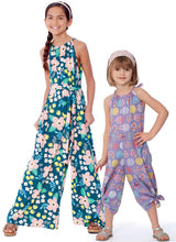 M7917 Children's and Girl's Romper, Jumpsuit and Belt (size: 3-4-5-6)