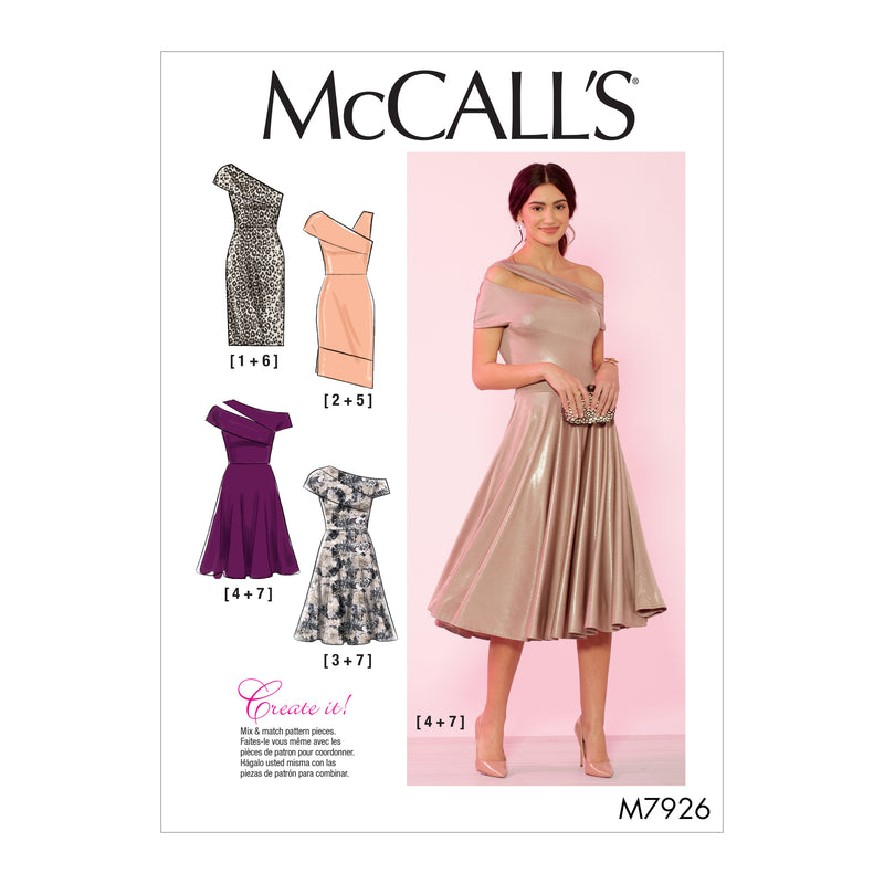 M7926 Misses' and Women's Special Occasion Dresses (size: 8-10-12-14-16)