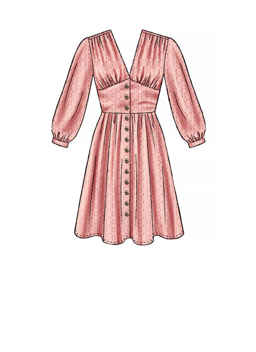 M7974 Robes pour Jeune Femme (grandeur : 6-8-10-12-14)
