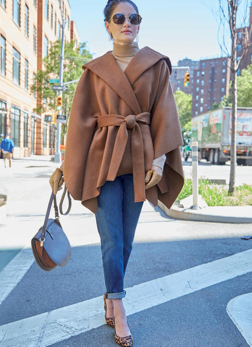 M8029 Misses' Capes & Belt (size: L-XL)