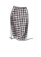 M8051 #MarieMcCalls - Misses' Pencil Skirts In Five Lengths (size: 6-8-10-12-14)