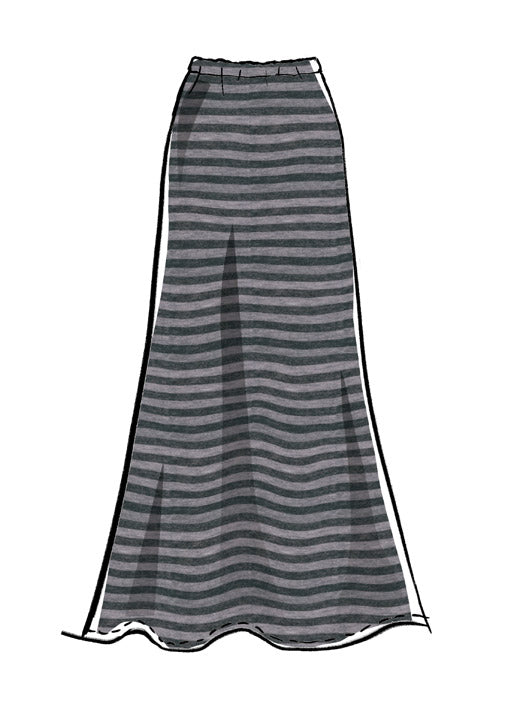 M8055 #TillieMcCalls - Misses' Straight or A-line Skirts In 7 Lengths (size: 6-8-10-12-14)