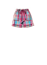 M8063 #JuliaMcCalls - Misses' Drawstring Shorts and Pants with Pockets (size: L-XL-XXL)