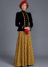 M8077 Misses' Historical Jacket & Skirt (size: 14-16-18-20-22)
