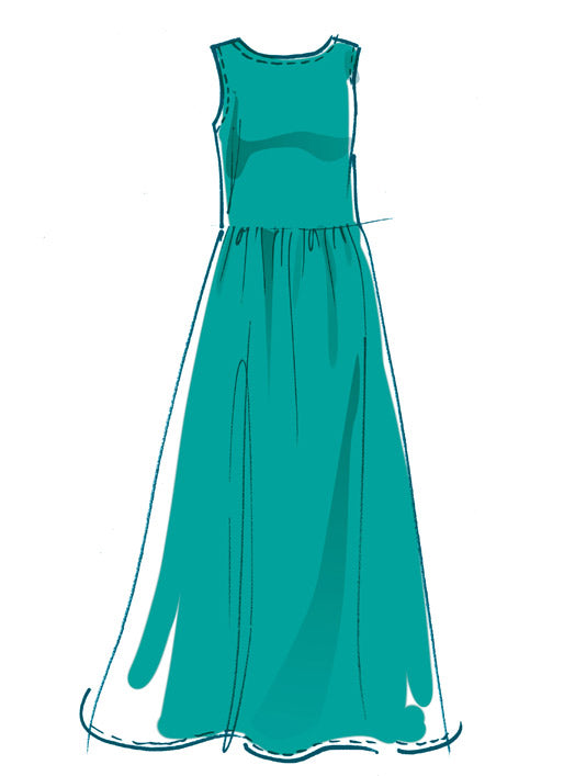 M8085 #SiellaMcCalls - Robes pour Jeune Femme (grandeur : TP-P-M)