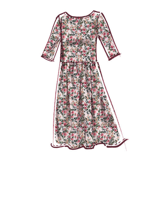 M8085 #SiellaMcCalls - Robes pour Jeune Femme (grandeur : G-TG-TTG)
