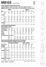 M8103 #DaisyMcCalls - Misses' & Women's Dresses With Cup Sizes (size: 8-10-12-14-16)