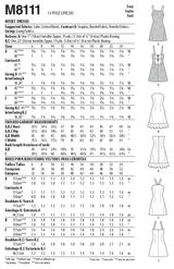 M8111 #CelesteMcCalls - Misses' Dresses (size: 6-8-10-12-14)