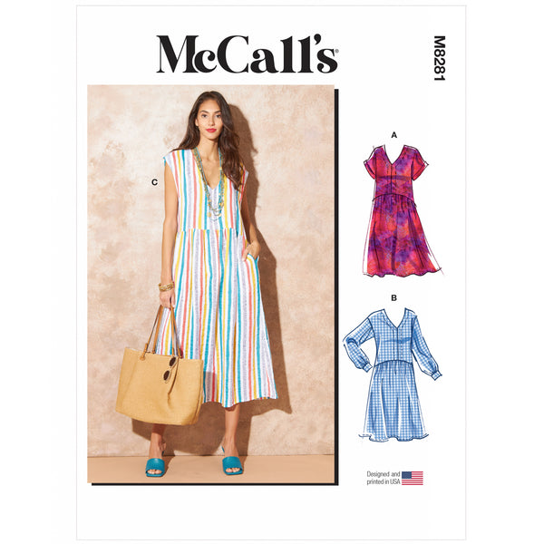 M8281 Misses' Dresses