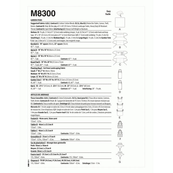 M8300 Garden Items