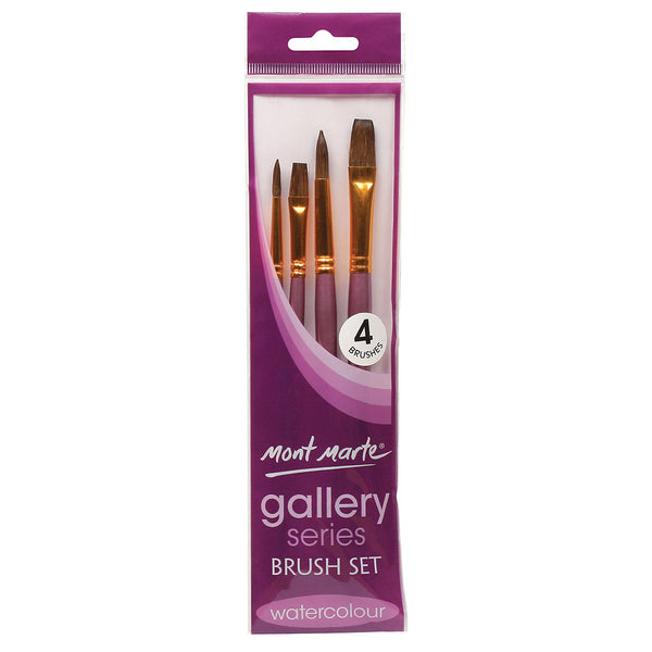 MONT MARTE Gallery Series Brush Set Watercolour - 4pcs