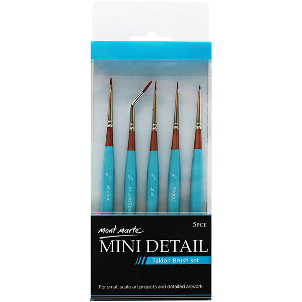 MONT MARTE Mini Detail Brush Set - 5pcs