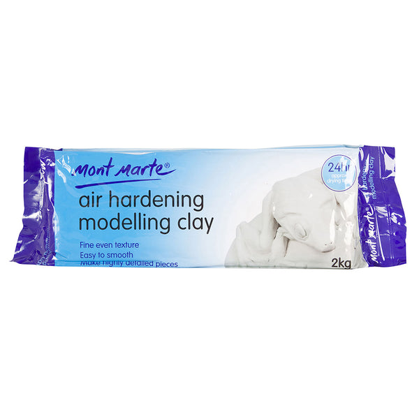 MONT MARTE Air Hardening Modelling Clay - 2kg - White