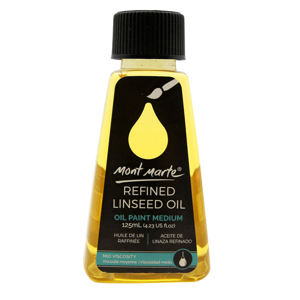 MONT MARTE Refined Linseed Oil - 125ml