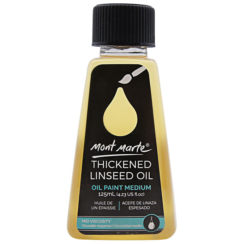 MONT MARTE Thickened Linseed Oil - 125ml