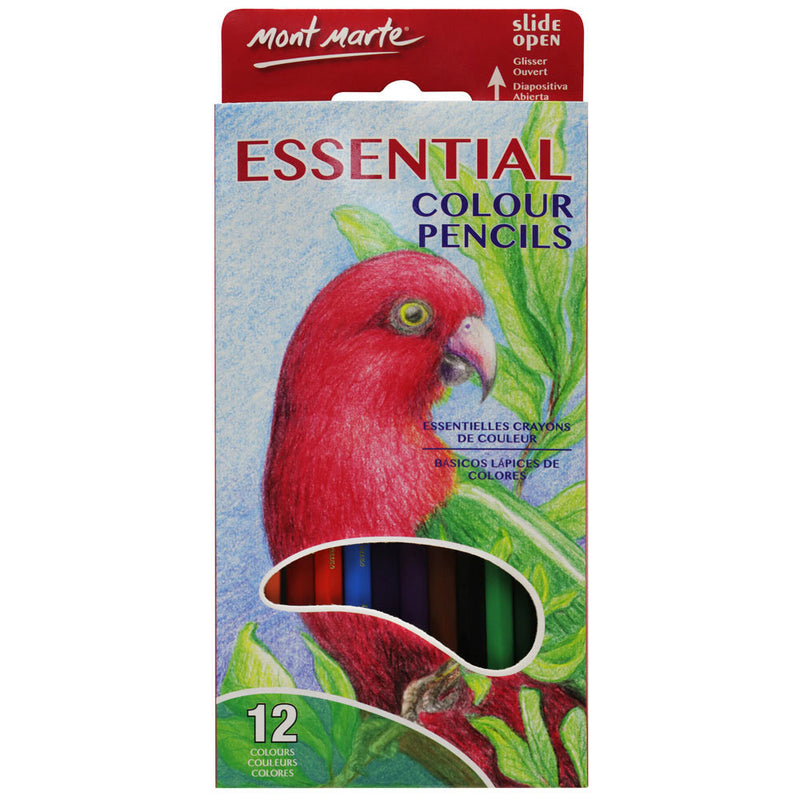 MONT MARTE Color Pencils Essential Colours - 12pcs