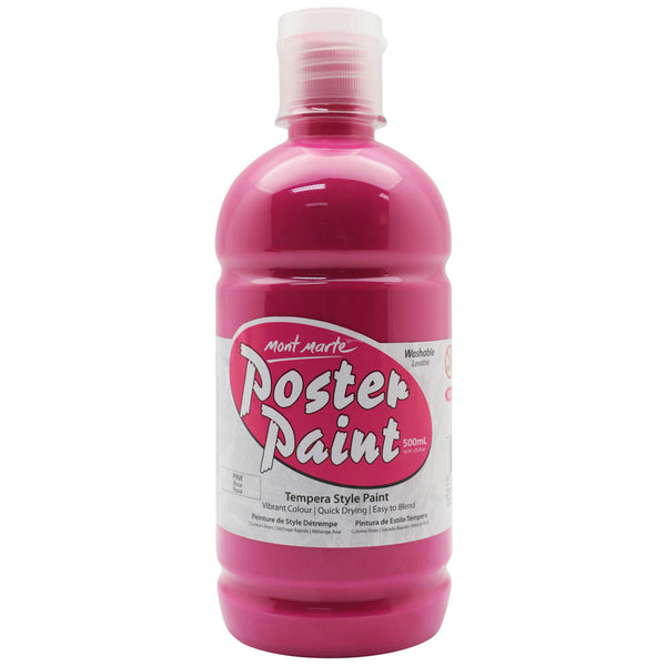 MONT MARTE Poster Paint - 500ml - Pink
