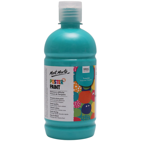 MONT MARTE Poster Paint - 500ml - Turquoise