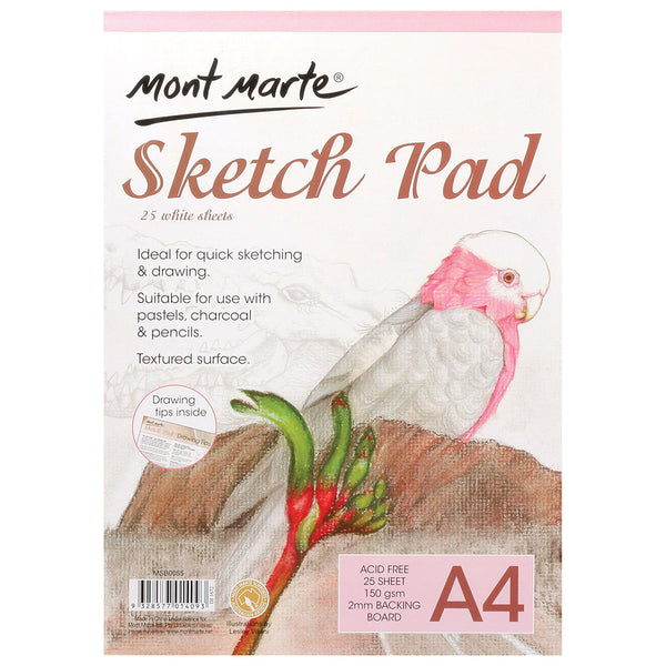 MONT MARTE Sketch Pad 150gsm - 25 Sheets - A4