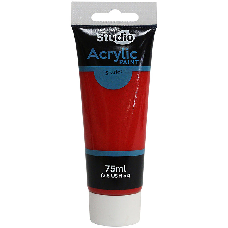 MONT MARTE Studio Acrylic Paint - 75ml - Scarlet