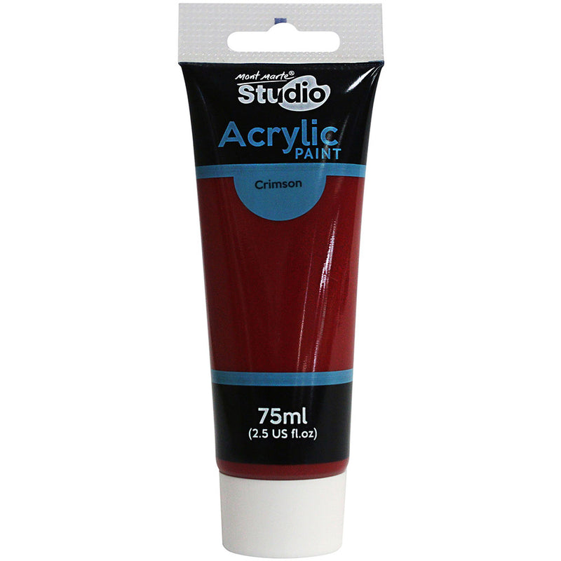 MONT MARTE Studio Acrylic Paint - 75ml - Crimson