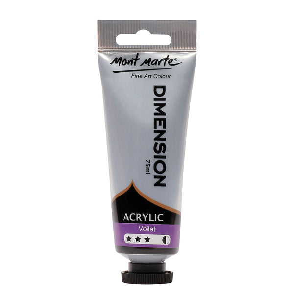 MONT MARTE Dimension Acrylic Paint - 75ml - Violet