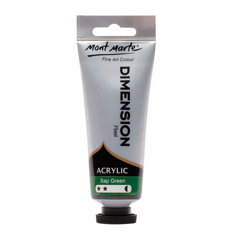 MONT MARTE Dimension Acrylic Paint - 75ml - Sap Green