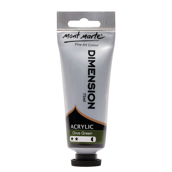 MONT MARTE Peinture à l'acrylique Dimension - 75ml - Vert olive