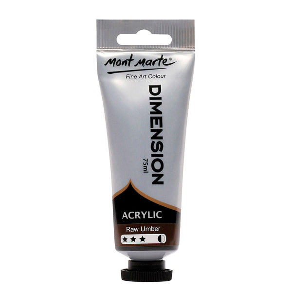 MONT MARTE Dimension Acrylic Paint - 75ml - Raw Umber